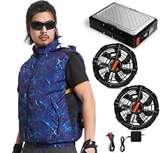 Amazon.co.jp: [Xinpeke] 空調作業服 【2025年革新モデル 43V超